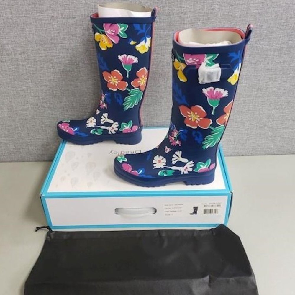 Vera Bradley new Santiago Floral rain boots - 7 - Picture 8 of 8